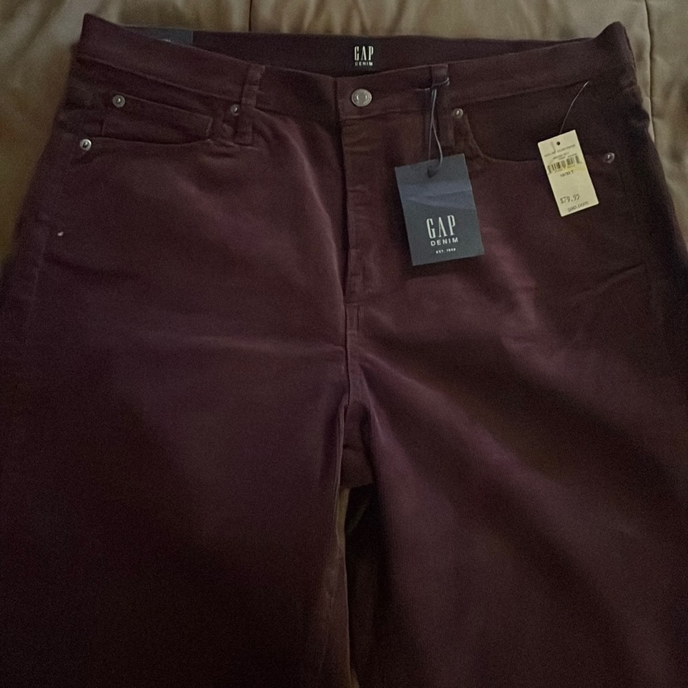 Gap High Rise, Skinny corduroy pants in a 16 tall.